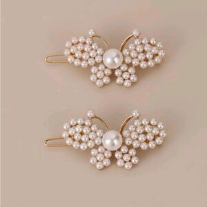 Butterfly 🦋 Pearl Hair Clips